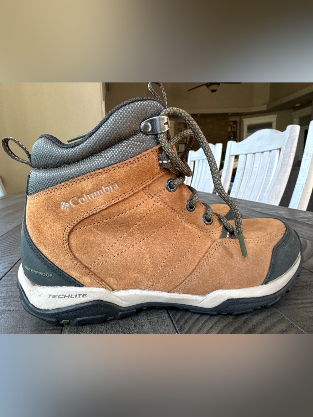 Columbia Fire Venture Mid Waterproof Suede Hiking Boot - Women's Size 6.5 - Picture 2 of 14